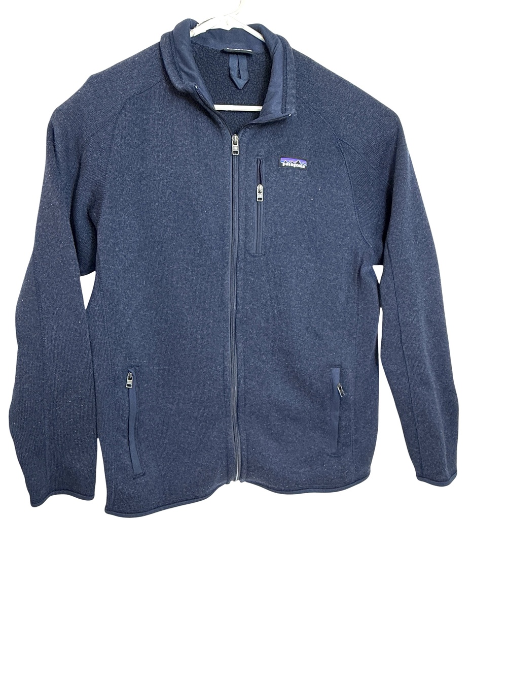 Patagonia Better Sweater Jacket Mens Medium Blue Full Zip Fleece STY25528 Hiking